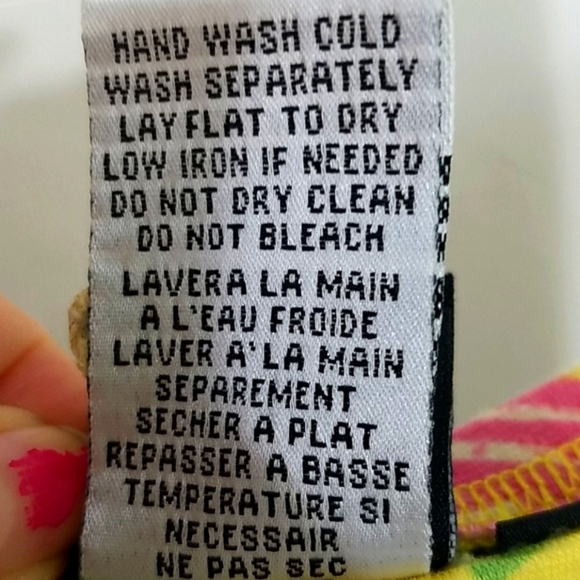 Sharon Young Skirt maxi stretch palm tree floral tropical print Beach Resortwear - Picture 9 of 9